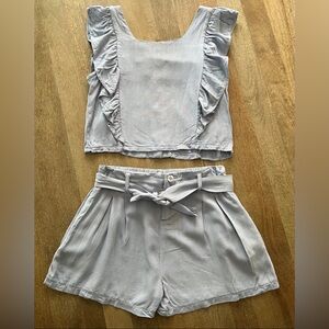 Paisley Lane girls short and top set